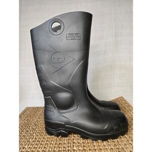 Dunlop Chesapeake Boots Waterproof PVC Steel Toe USA Men's 5 Women's 7 Workwear